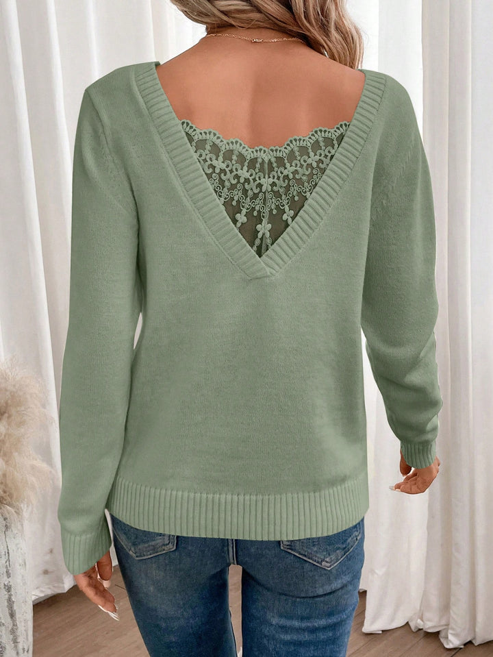 Pulover SHEIN, verde