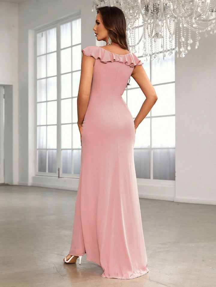 Rochie maxi SHEIN, roz