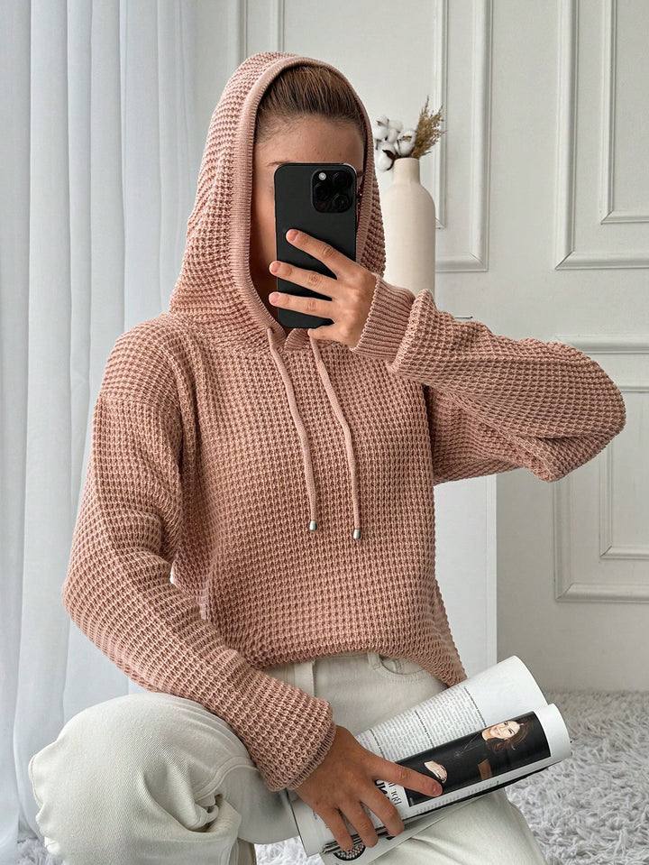 SHEIN kapucnis pulóver, rózsaszín