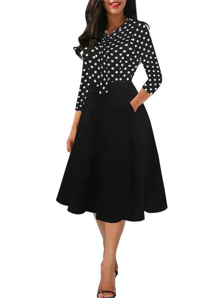 Rochie midi SHEIN, negru