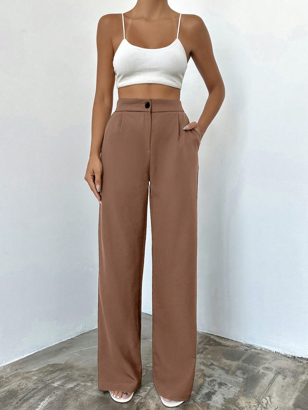 Pantaloni Shein, maro