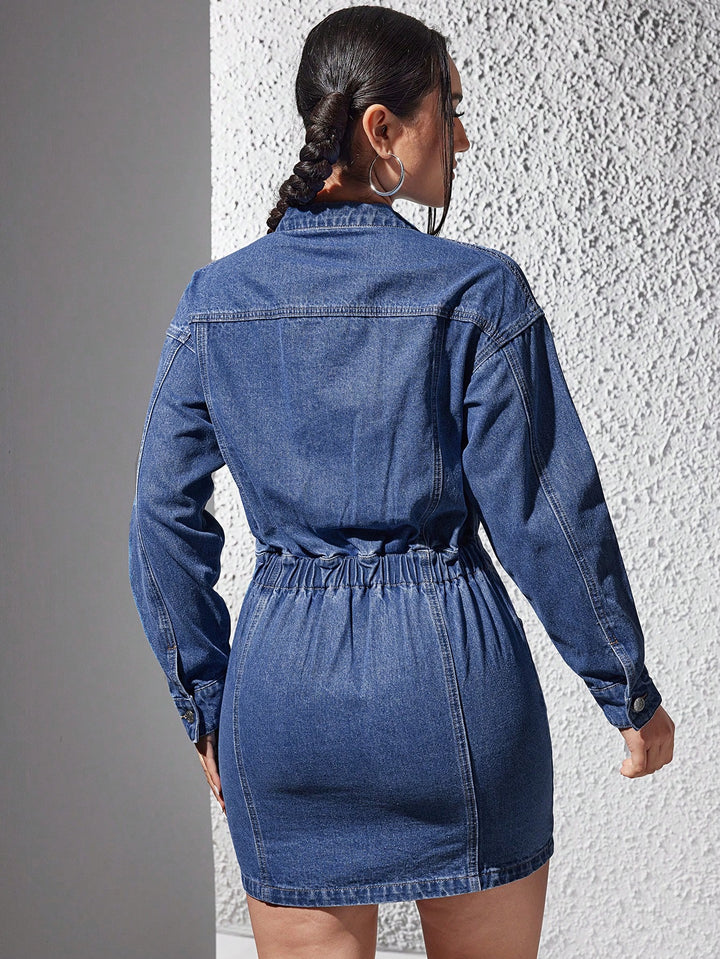 Rochie de blugi SHEIN, albastru