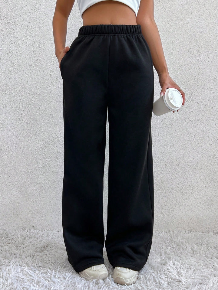 Pantaloni SHEIN, negru