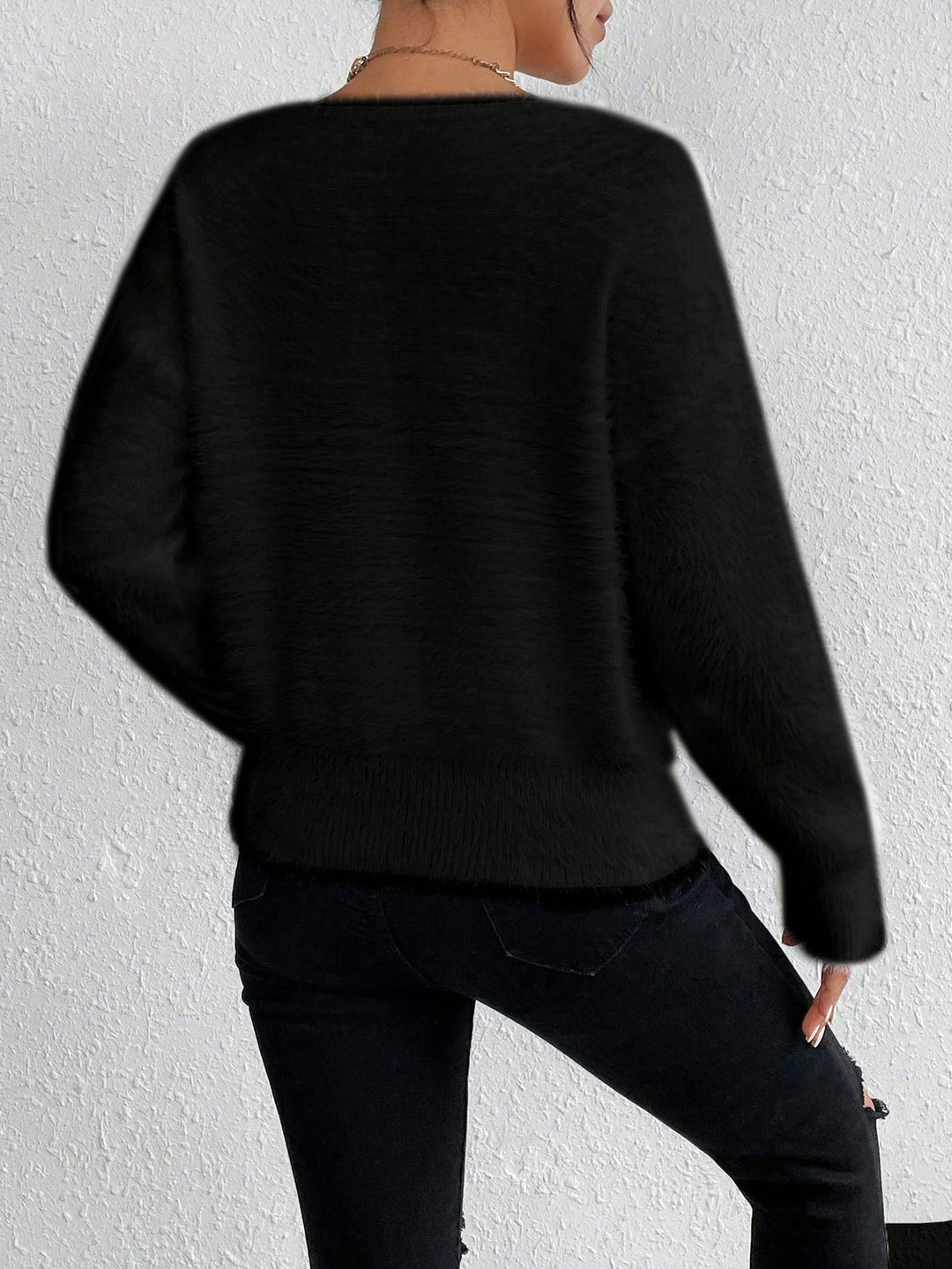 Pulover SHEIN, negru