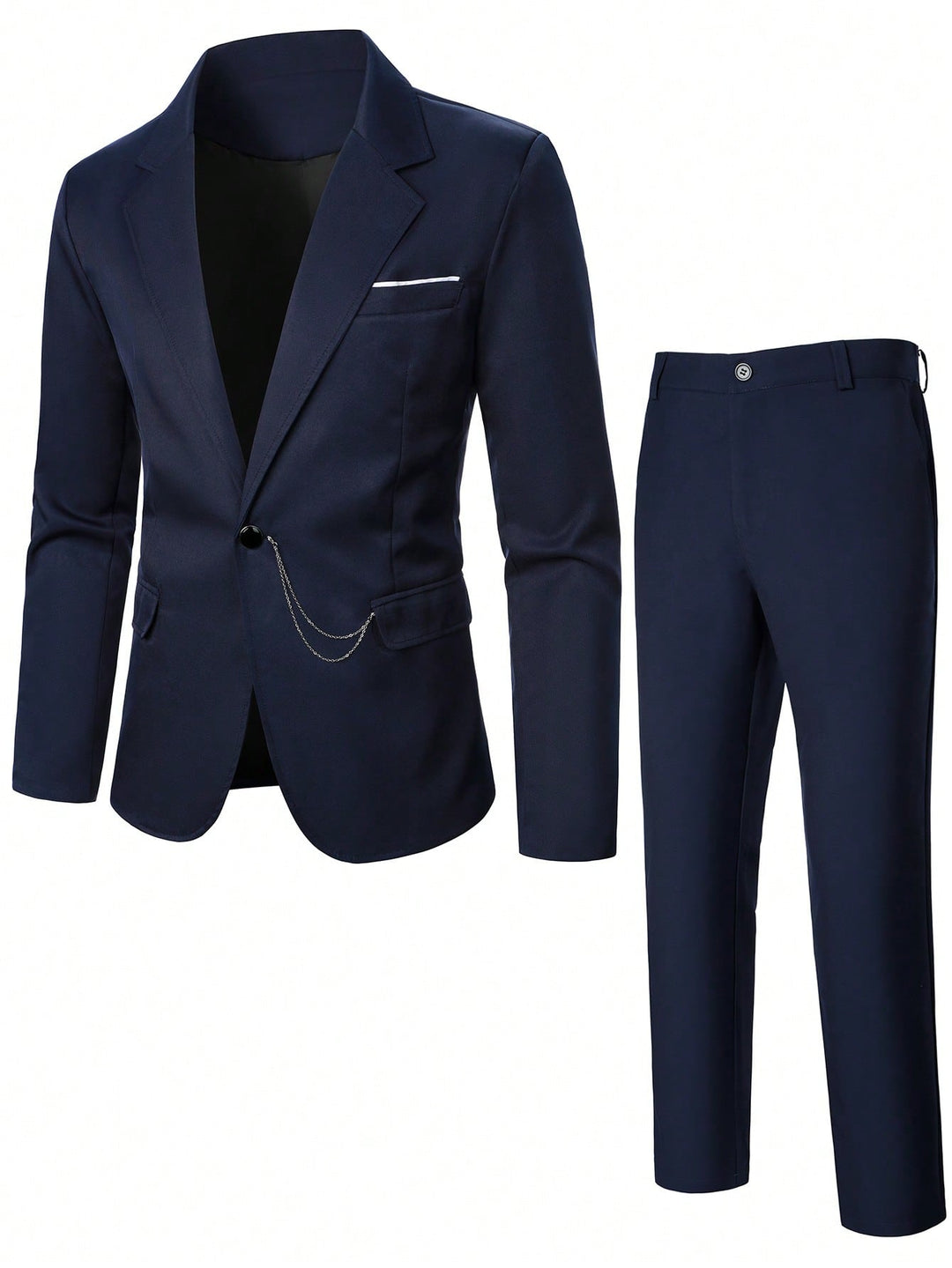 Costum SHEIN, albastru