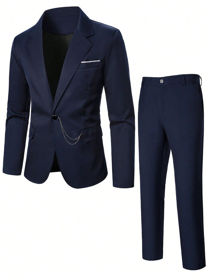 Costum SHEIN, albastru