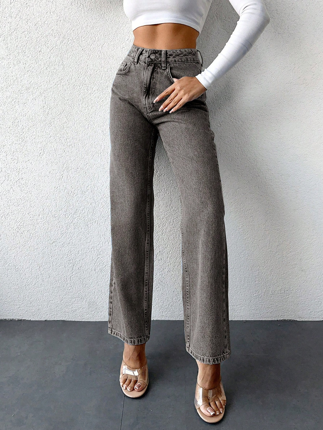 Jeans SHEIN, gri