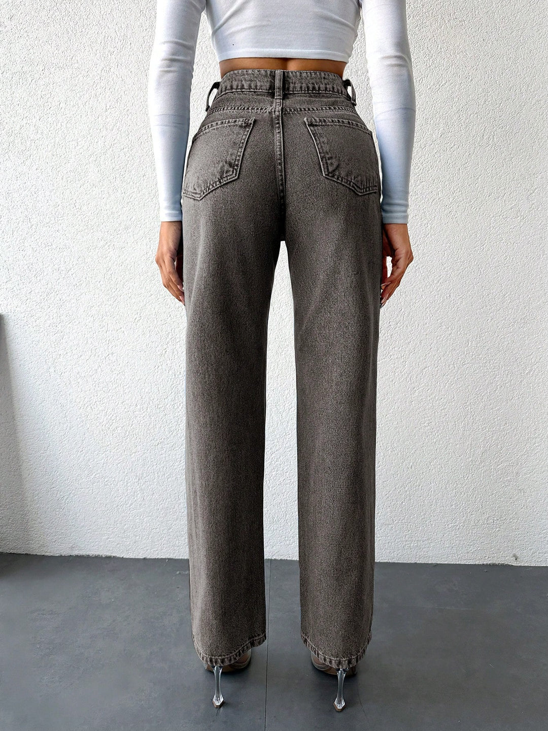 Jeans SHEIN, gri