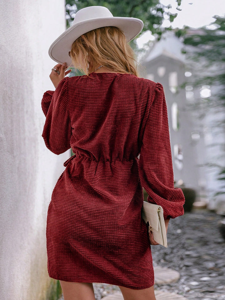 Rochie scurtă SHEIN, vișiniu
