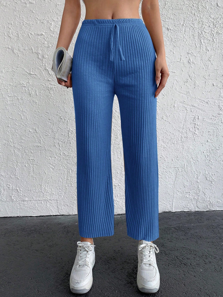 Pantaloni SHEIN, albastru