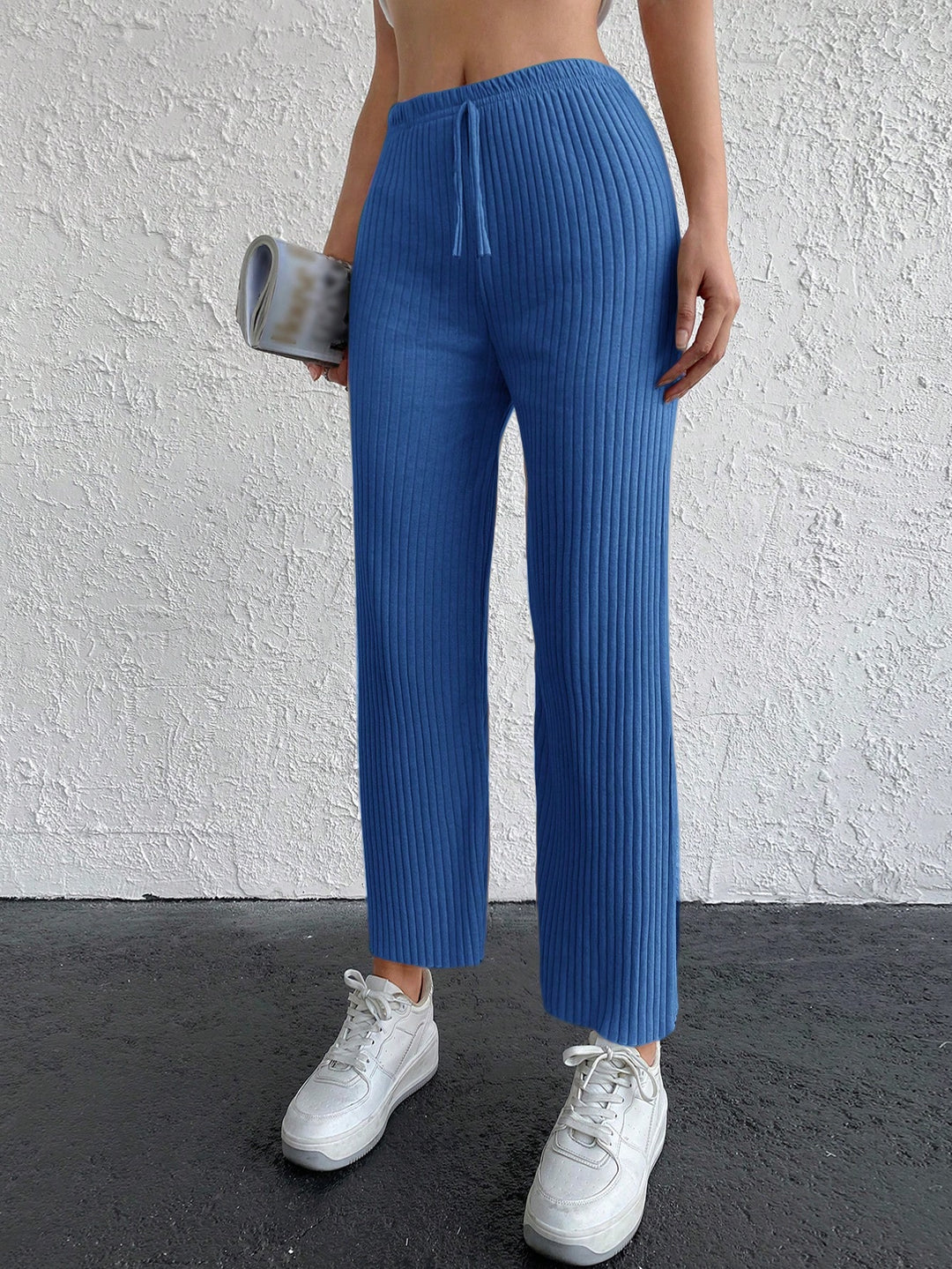 Pantaloni SHEIN, albastru