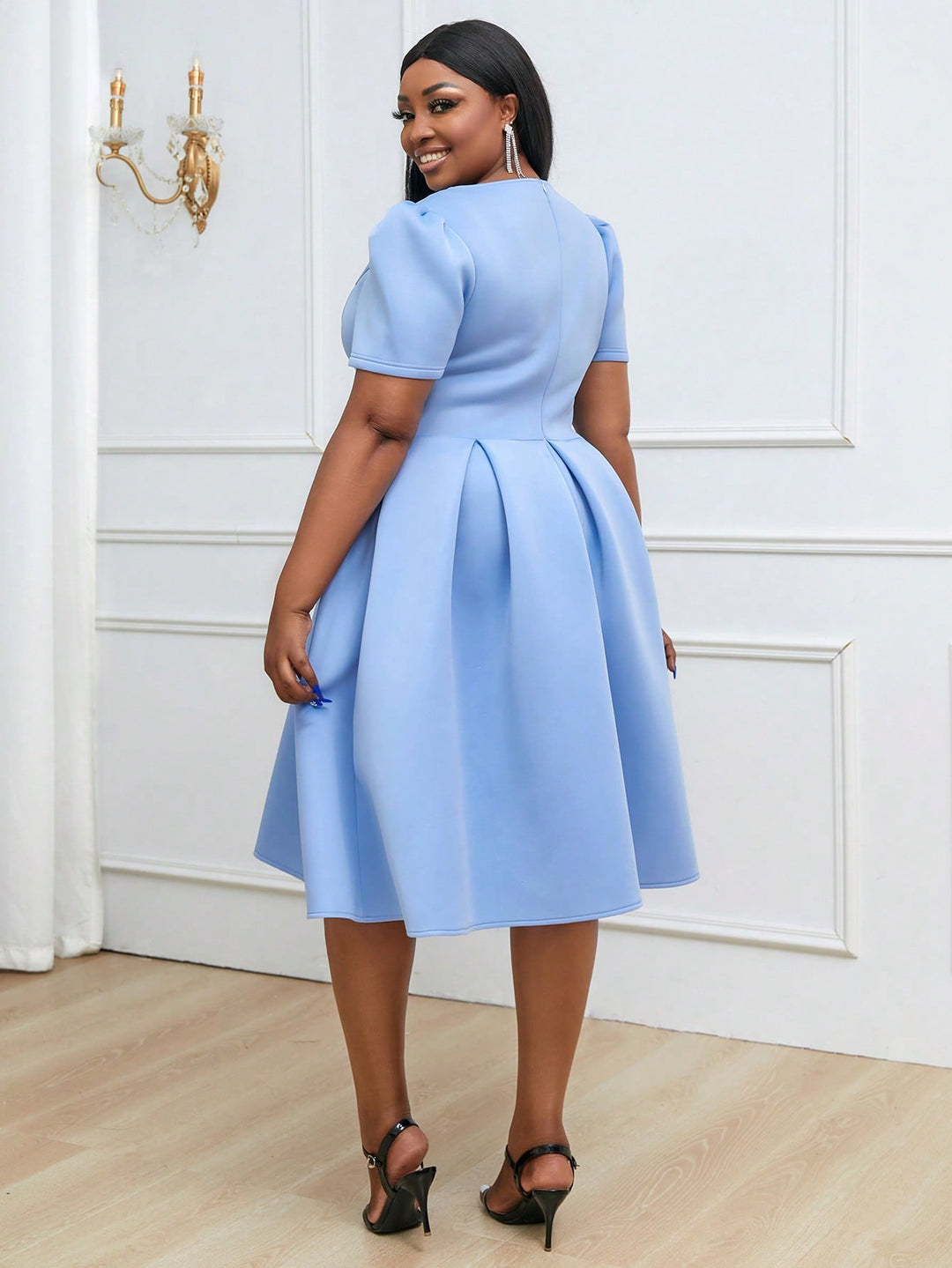 Rochie maxi SHEIN, albastru