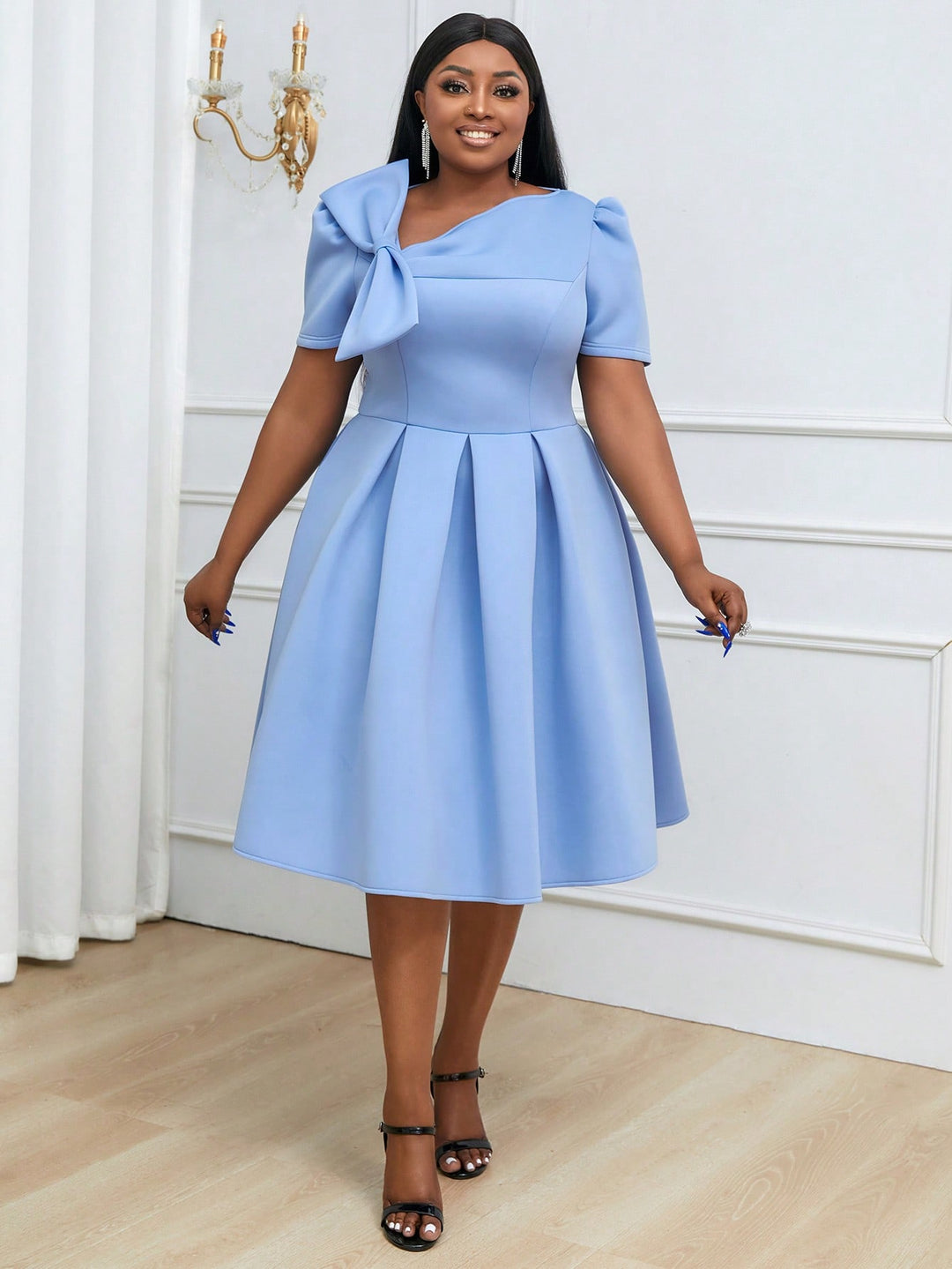 Rochie maxi SHEIN, albastru