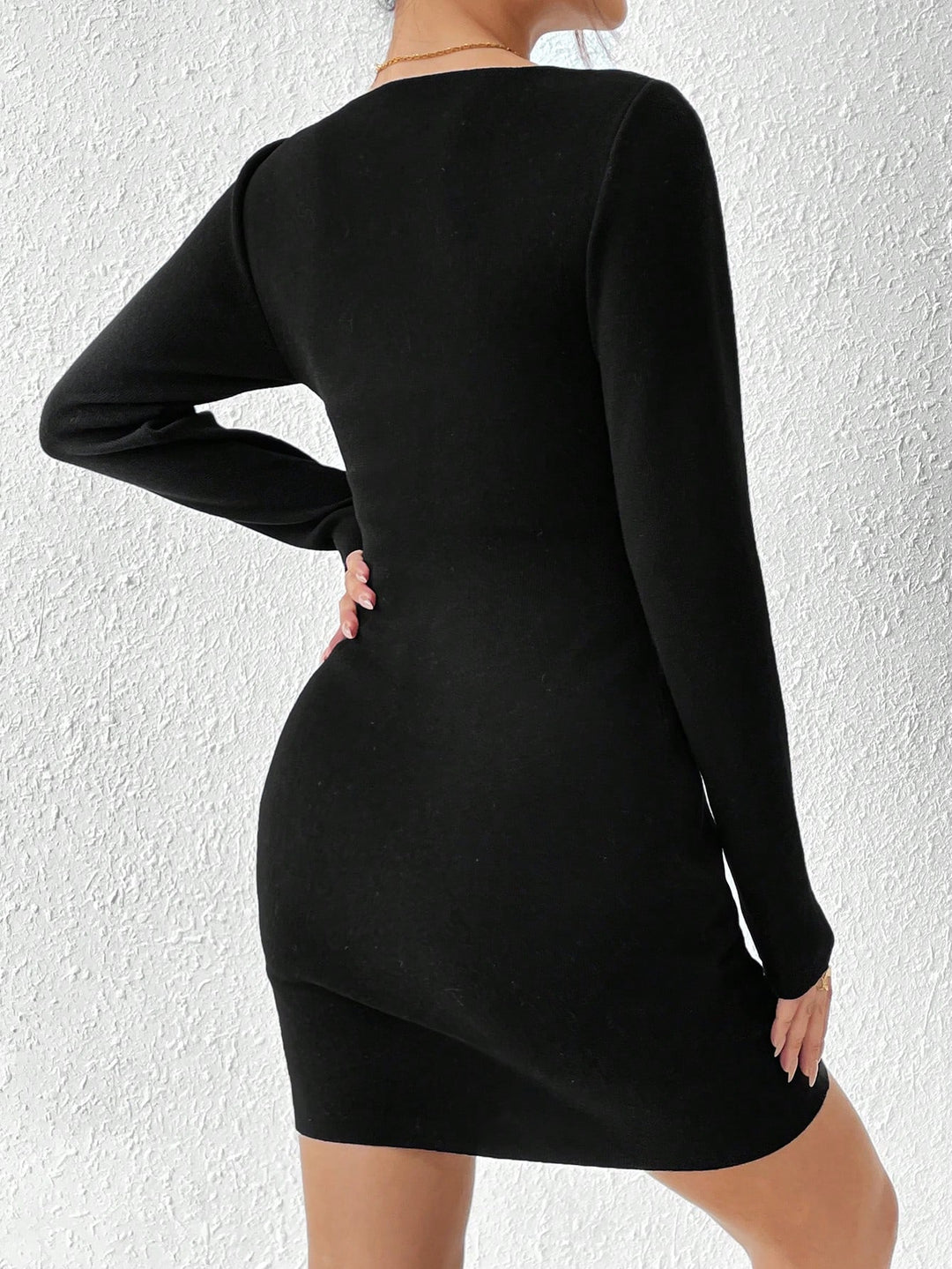 Shein miniruha, fekete
