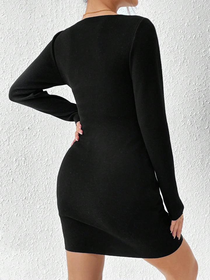 Shein miniruha, fekete