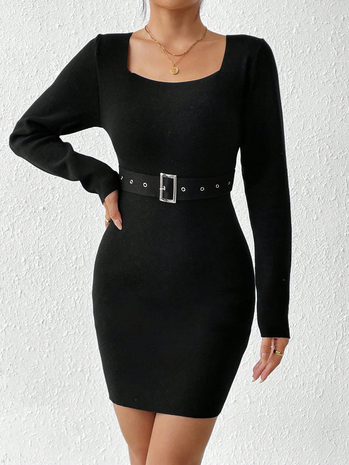 Shein miniruha, fekete