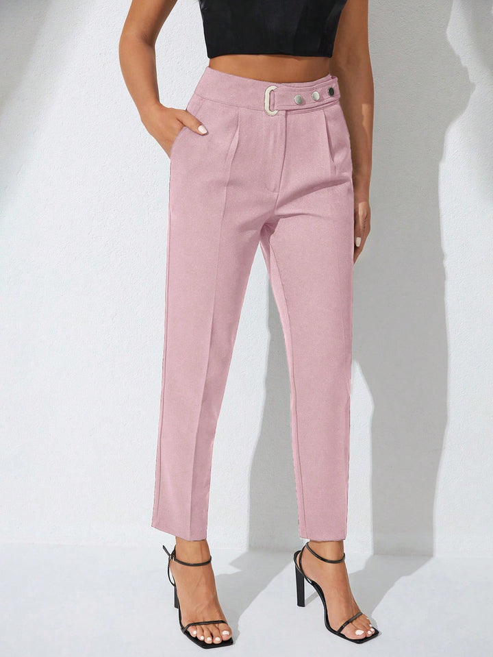 Pantaloni SHEIN, roz