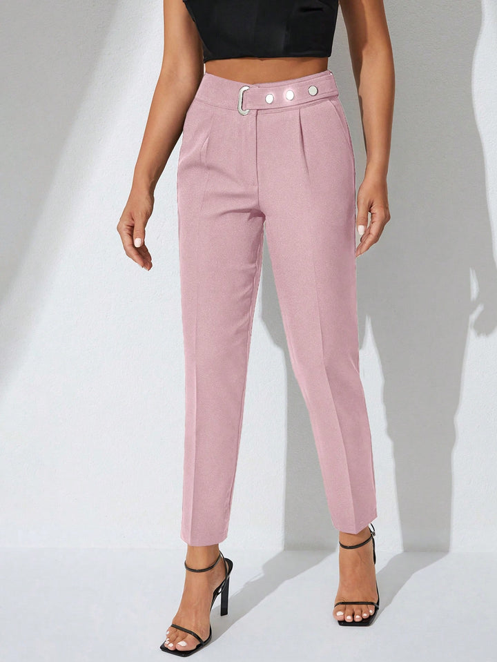Pantaloni SHEIN, roz