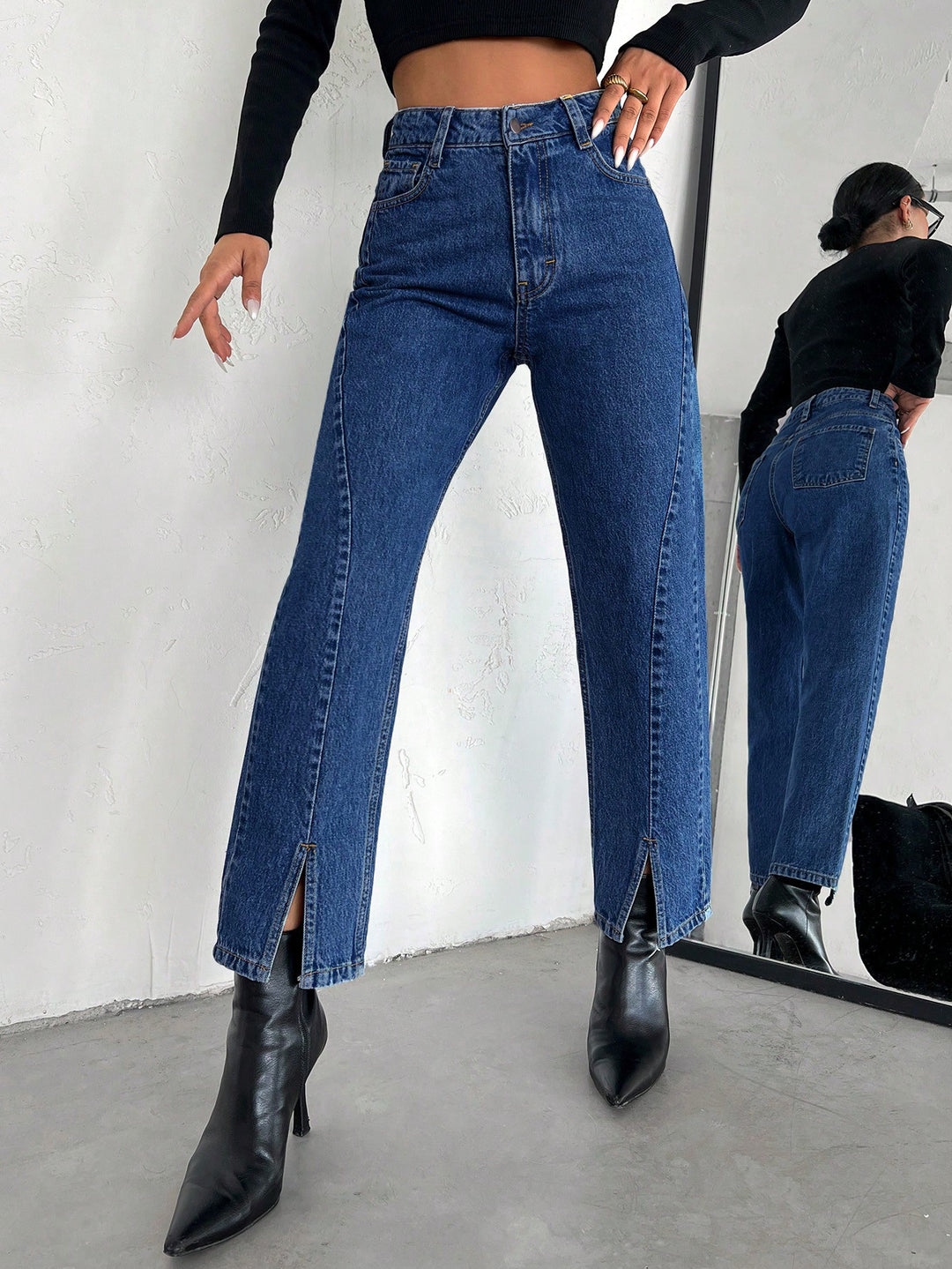 Jeans SHEIN, albastru
