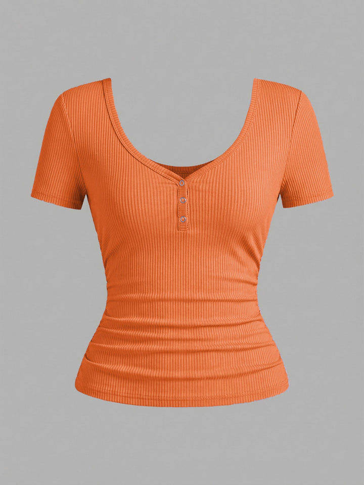 Tricou SHEIN, portocaliu
