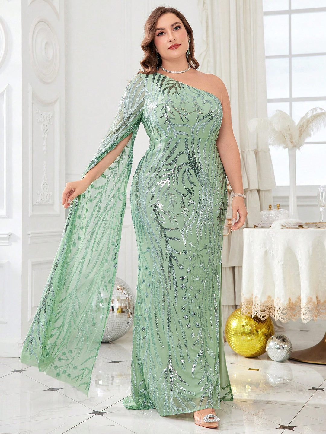 Rochie SHEIN, verde