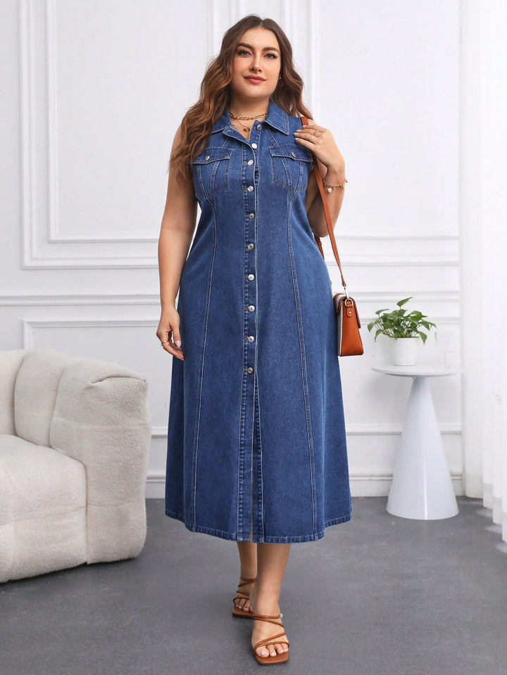 SHEIN maxi ruha, kék