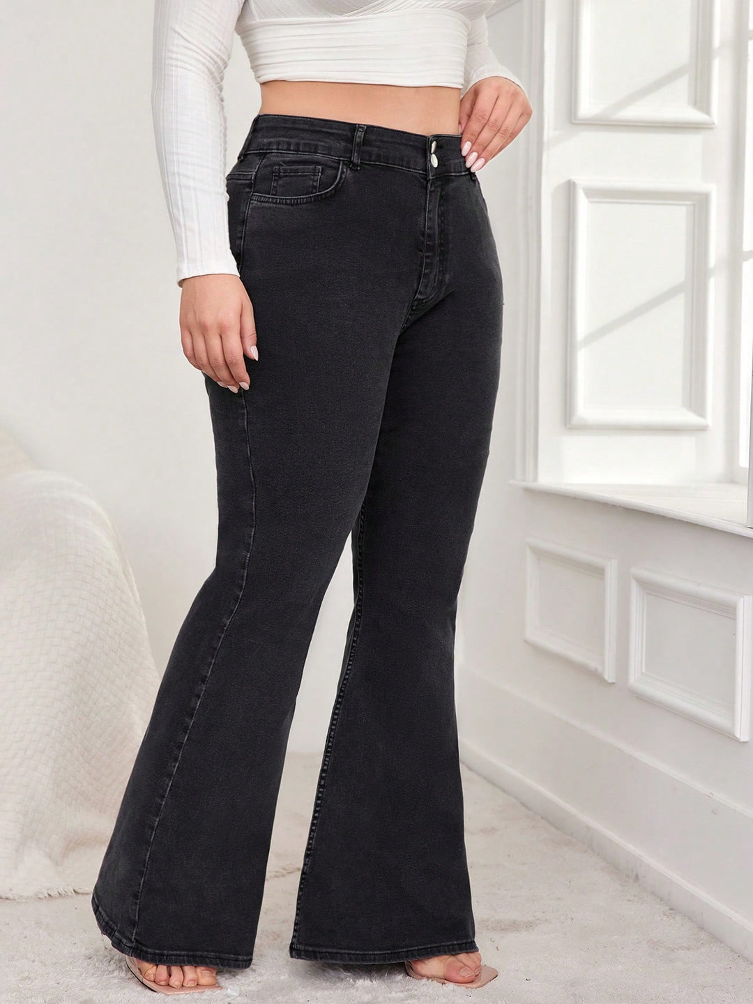 Jeans SHEIN, negru