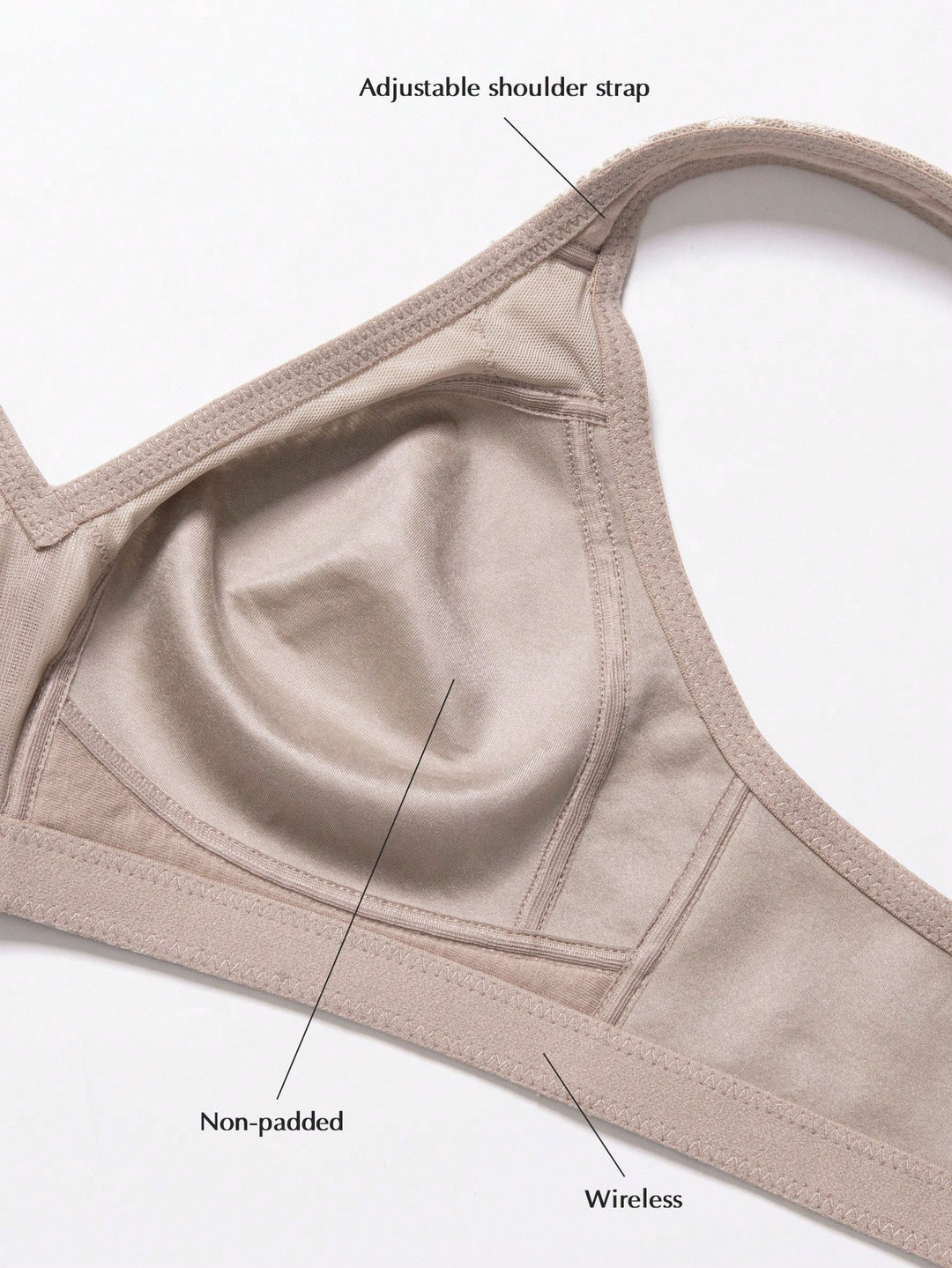 Shein melltartó, khaki