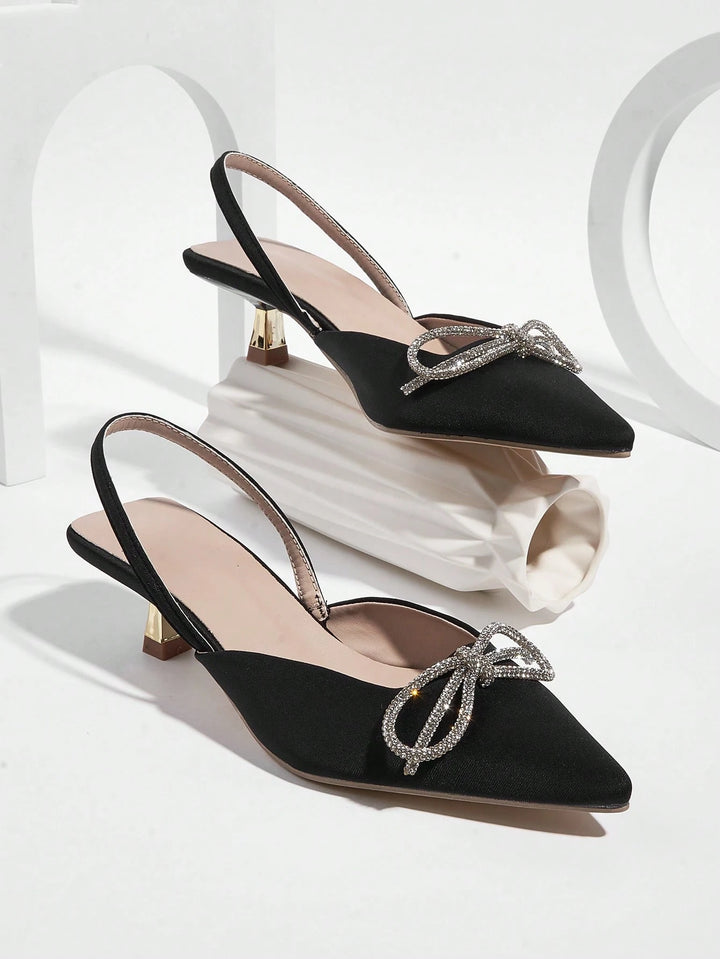 Pantofi cu toc SHEIN, negru