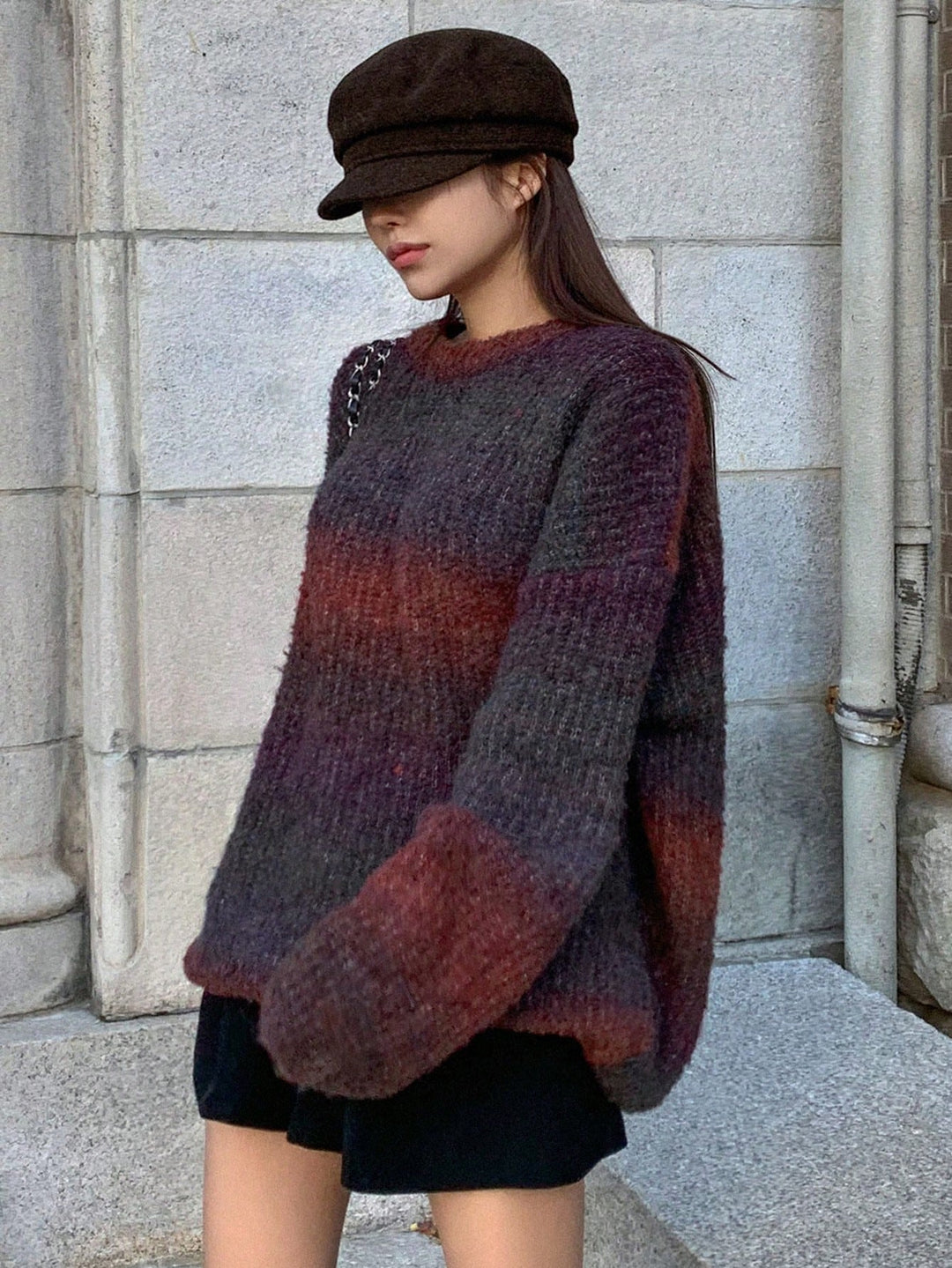 Pulover SHEIN, roșu