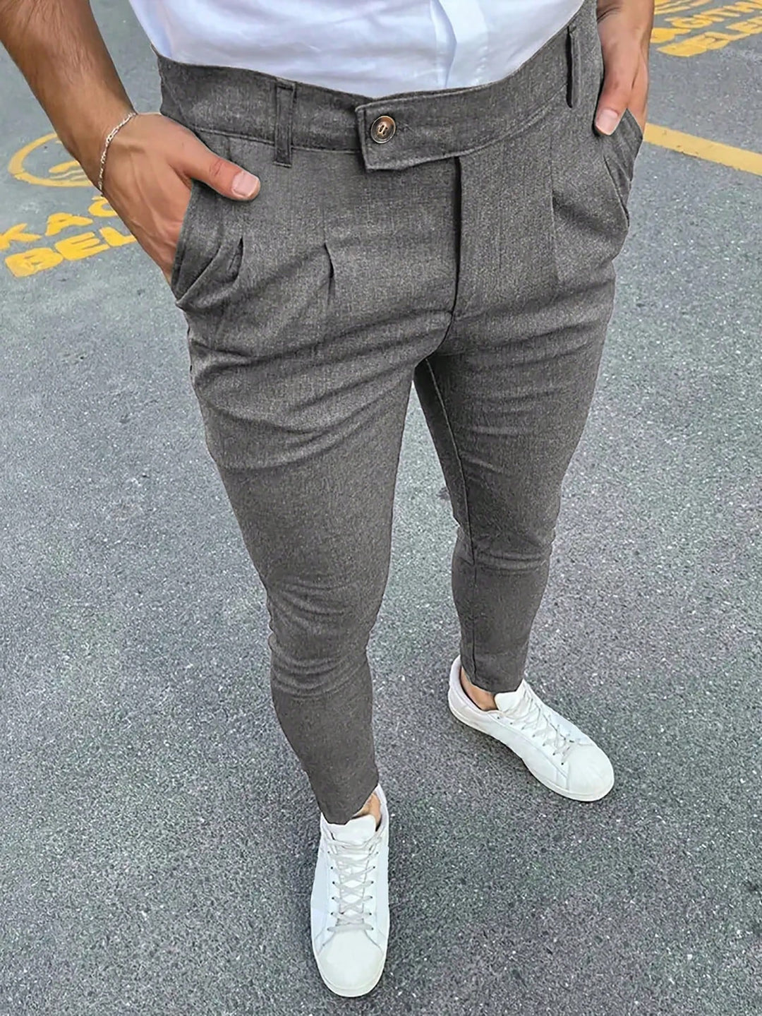 Pantaloni SHEIN, gri