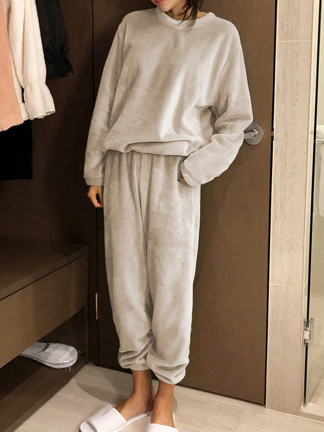Pijama SHEIN, portocaliu