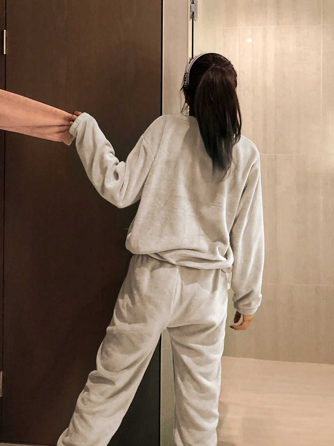 Pijama SHEIN, portocaliu