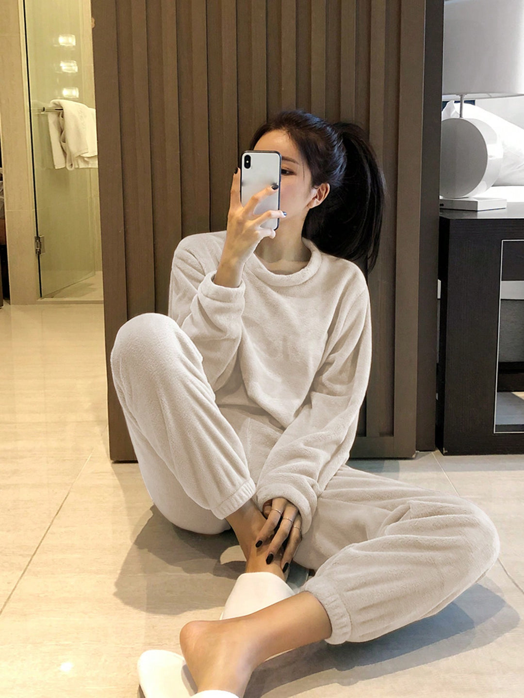 Pijama SHEIN, portocaliu