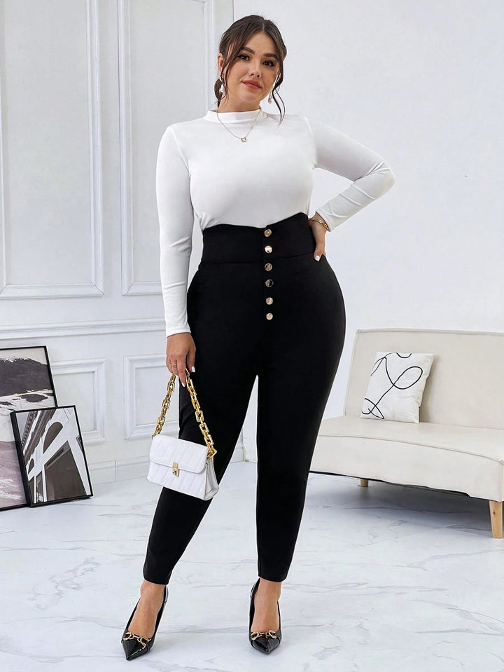 Pantaloni SHEIN, negru