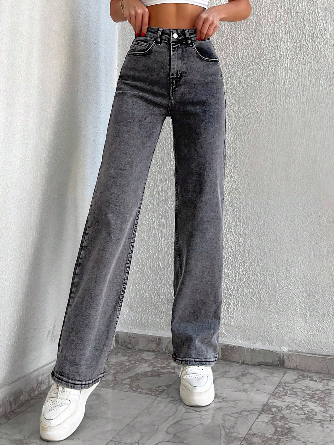 Jeans SHEIN, gri