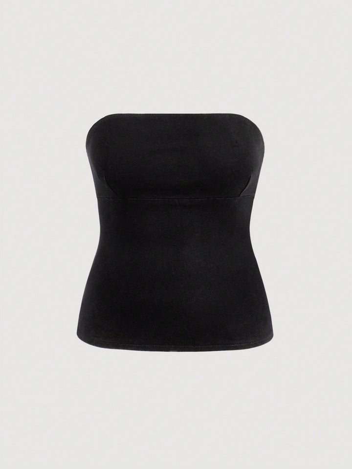 Top SHEIN, negru