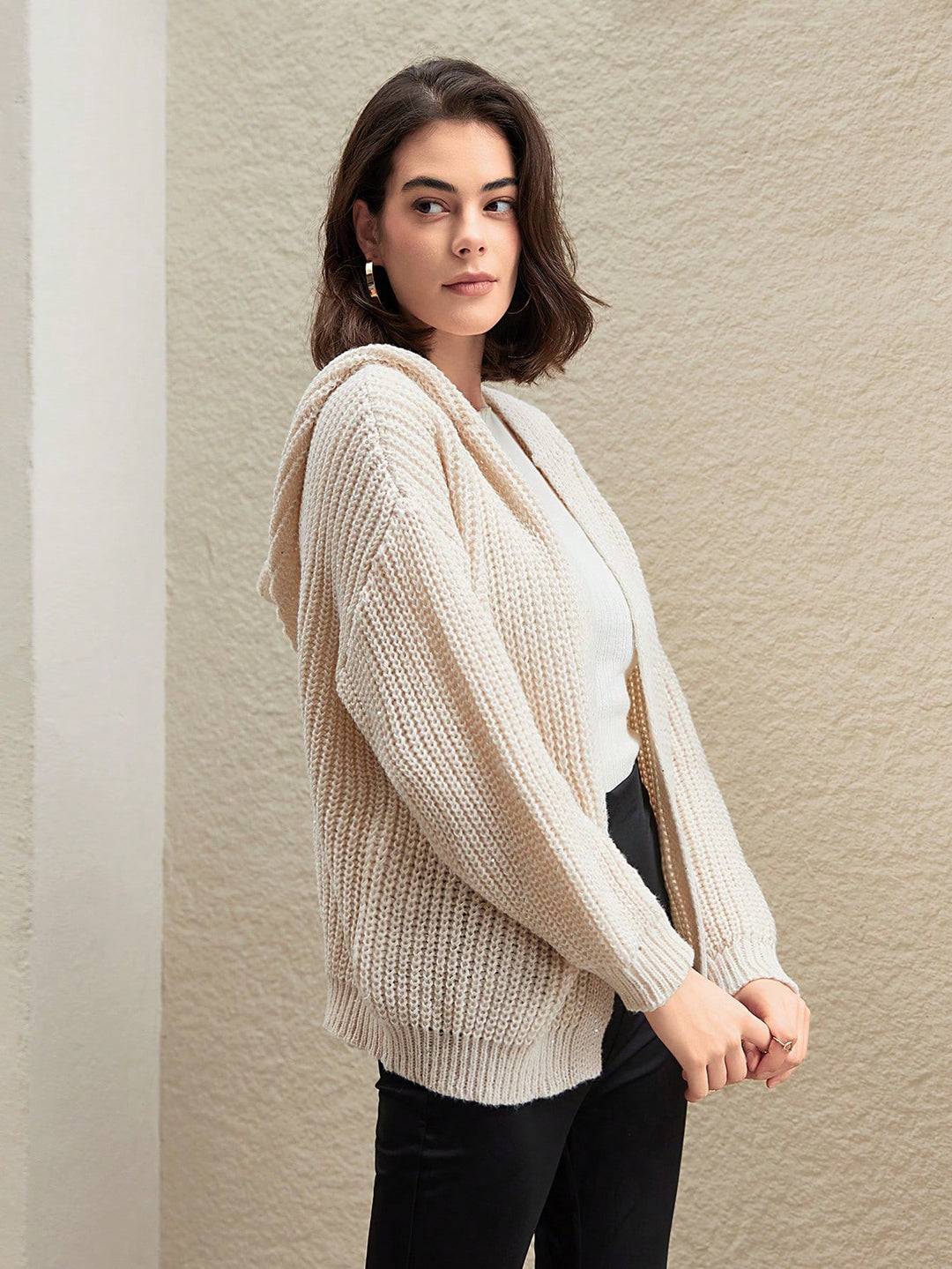 Cardigan SHEIN, kaki