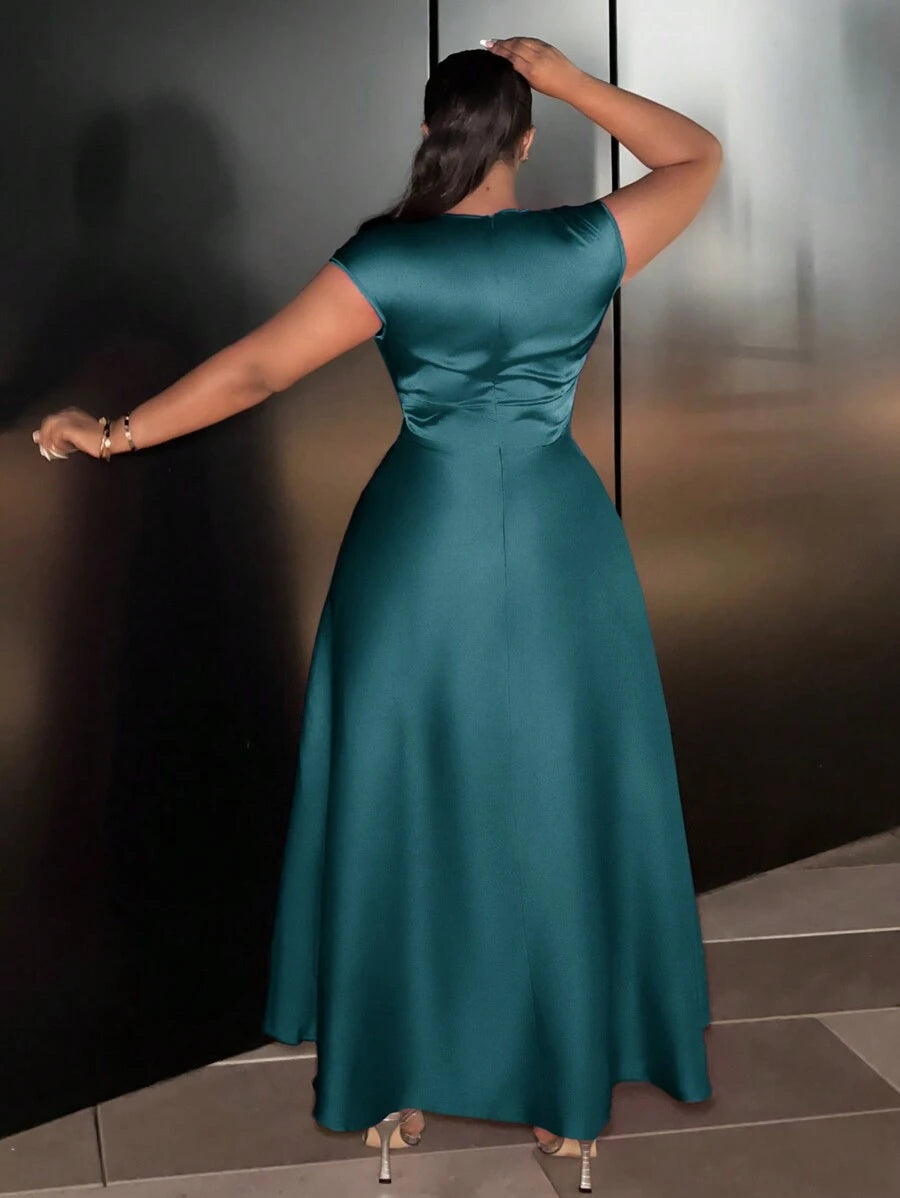 Rochie maxi SHEIN, verde