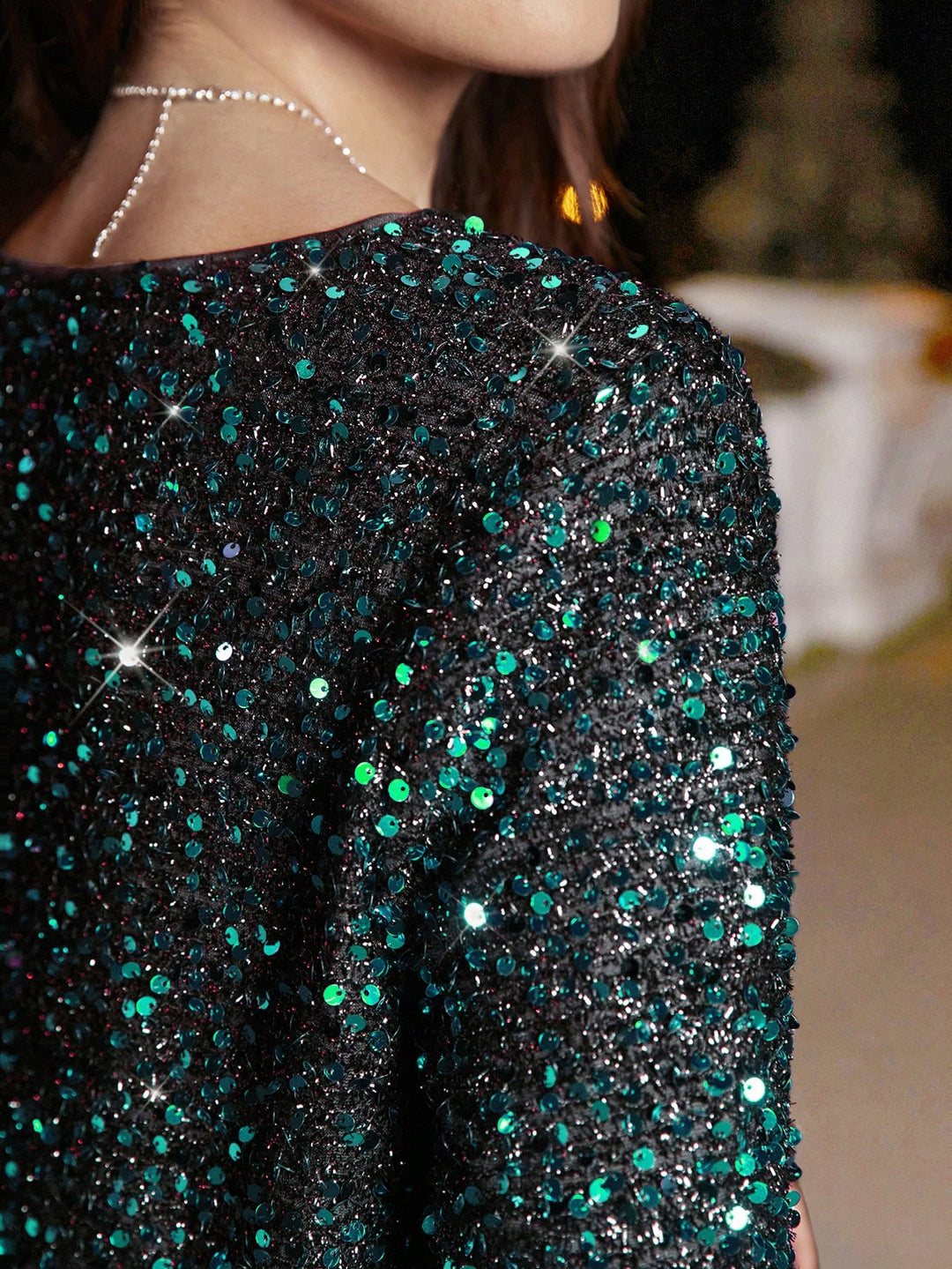 Rochie de ocazie SHEIN, verde