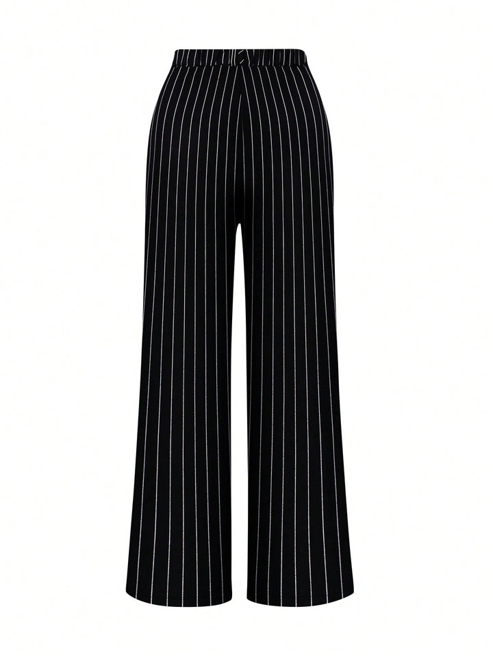 Pantalon de costum SHEIN, negru