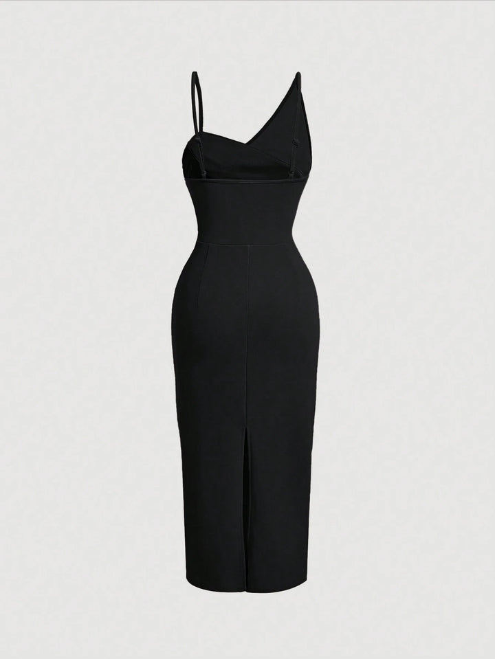 Rochie midi SHEIN, negru