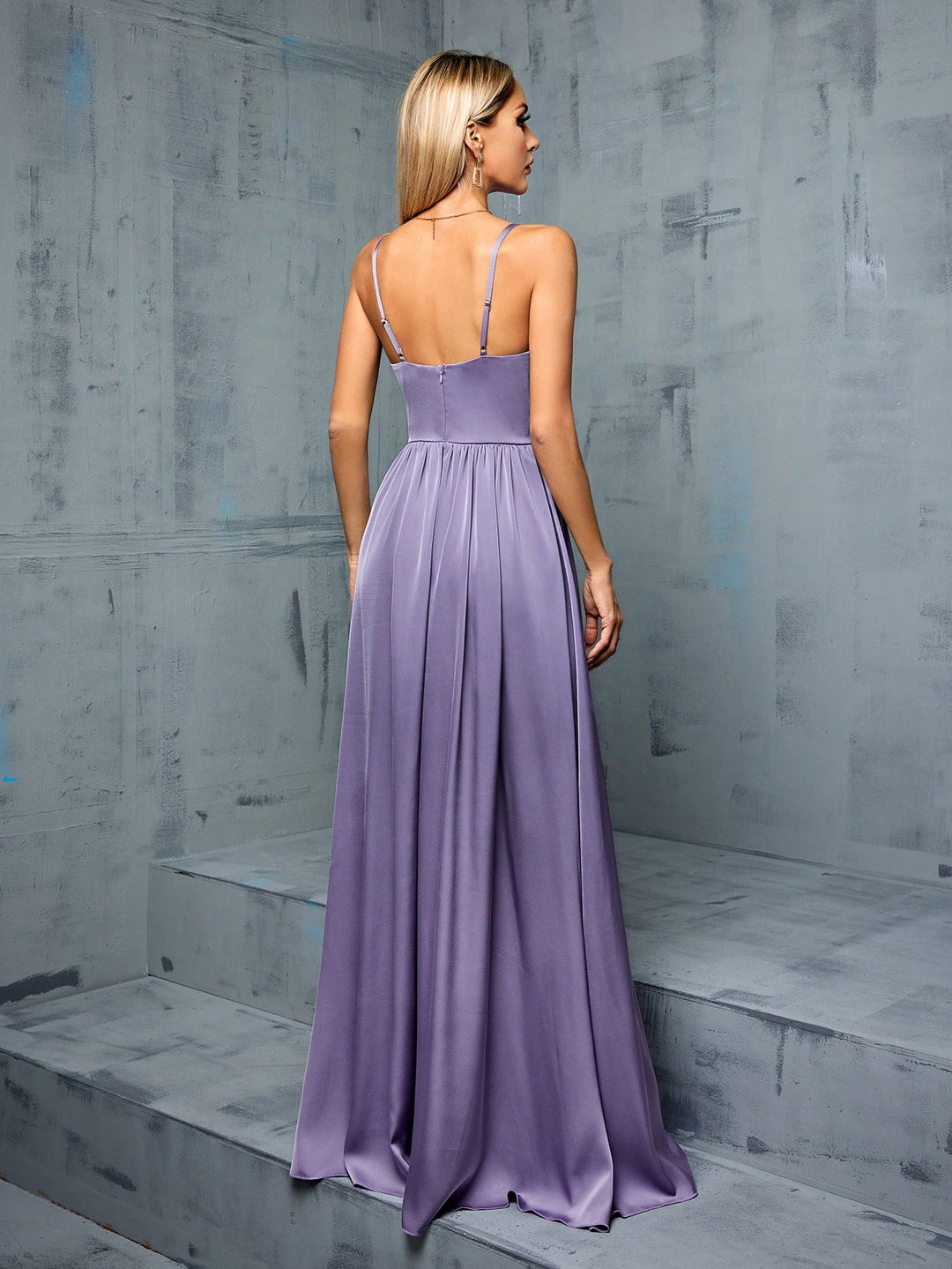 Rochie de ocazie SHEIN, mov