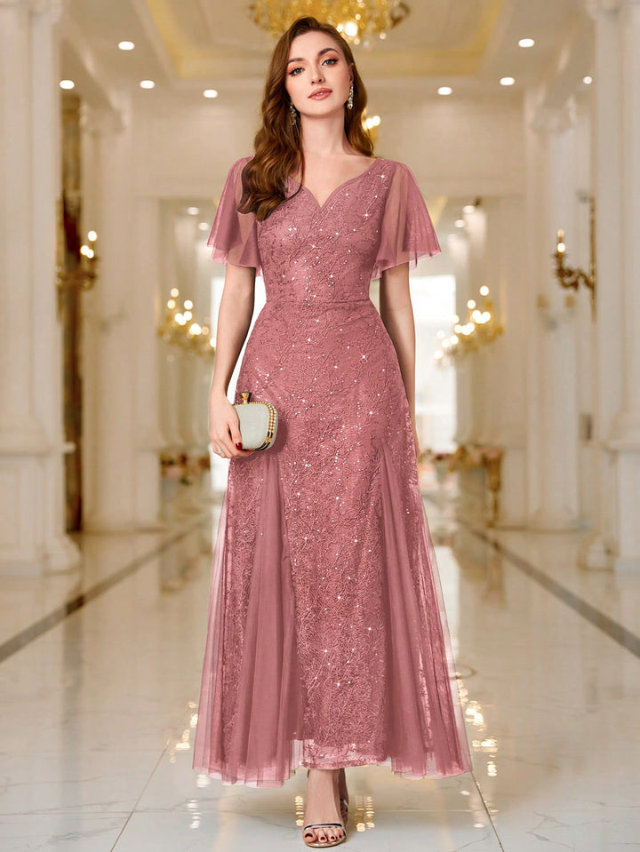 Rochie maxi SHEIN, roz
