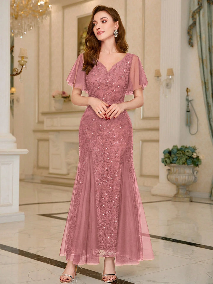 Rochie maxi SHEIN, roz