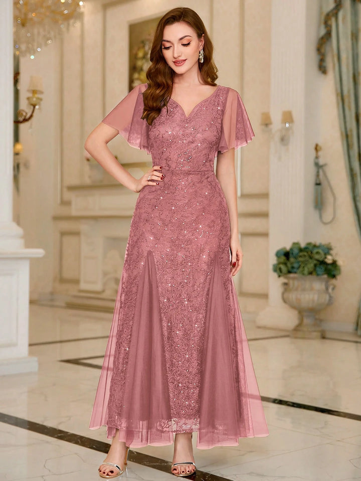 Rochie maxi SHEIN, roz
