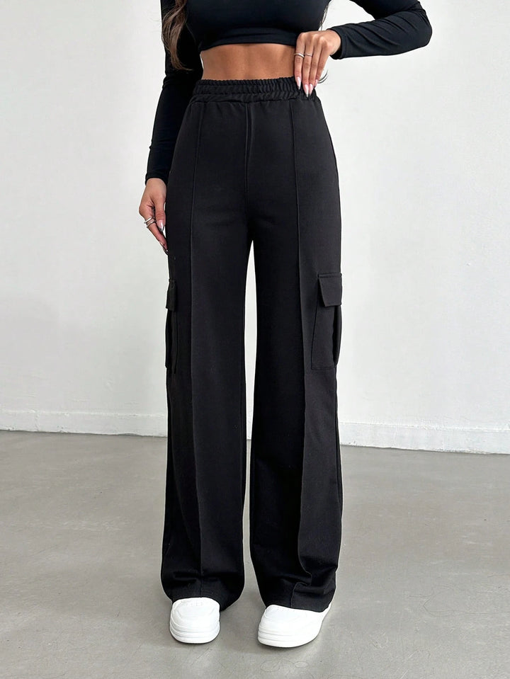 Pantaloni SHEIN, negru