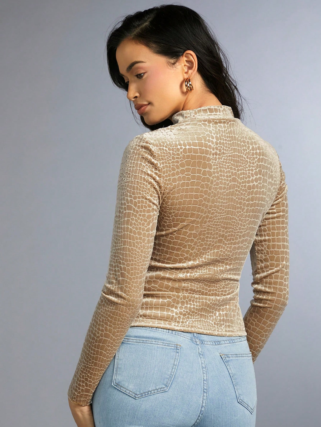 SHEIN blúz, bézs