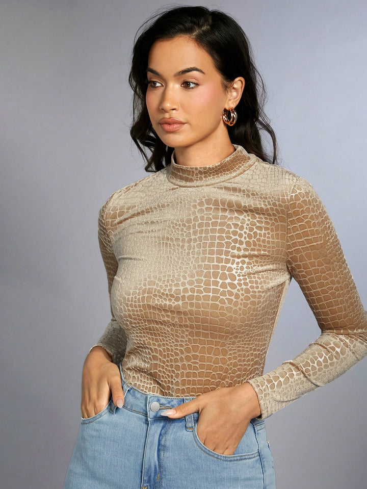 SHEIN blúz, bézs