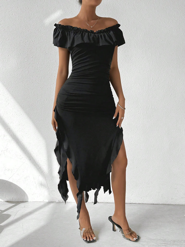 Rochie midi SHEIN, negru